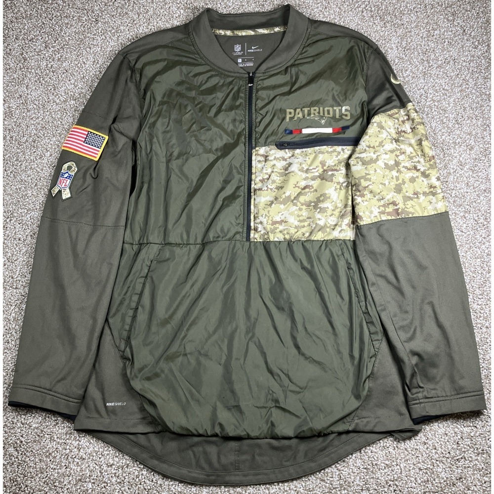 Nike Shield New England Patriots Salute To Service Jacket On-Field Men's Large